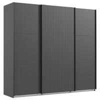 Ormar S Kliznim Vratima Andorra - boje grafita, Moderno, drvni materijal (250/216/65cm) - Modern Living