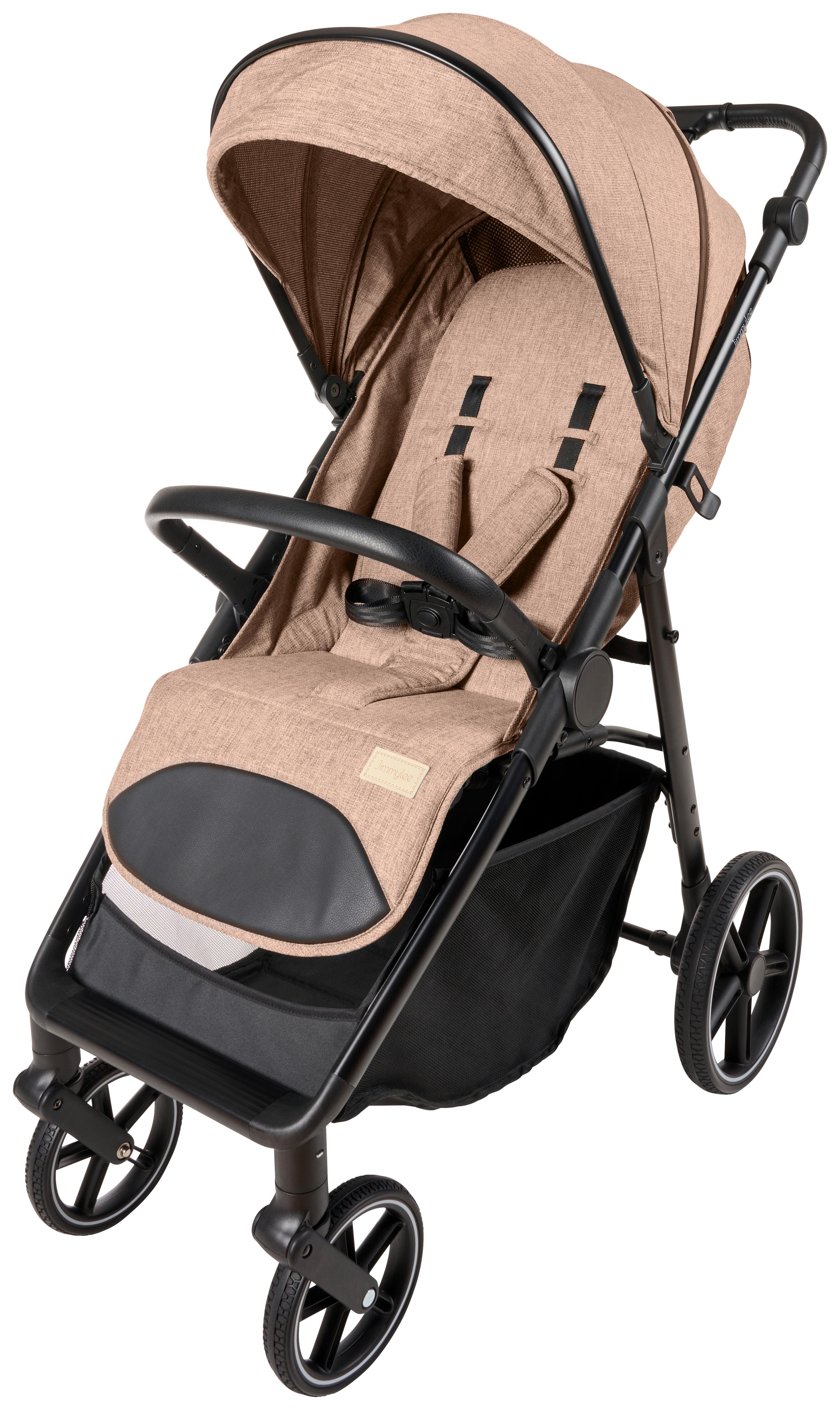 WÓZEK SPACEROWY SMART CRUISER - beżowy/czarny, Trend, tworzywo sztuczne/metal (55/56/107cm) - Jimmylee