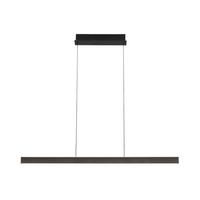 LAMPA WISZĄCA LED KENT - czarny, Design, tworzywo sztuczne/metal (118/10/170cm) - Dieter Knoll
