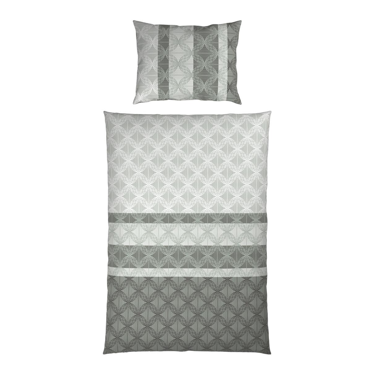 Ágyneműhuzat-garnitúra Carlos - szürke, Modern, textil (140/200cm) - Mömax