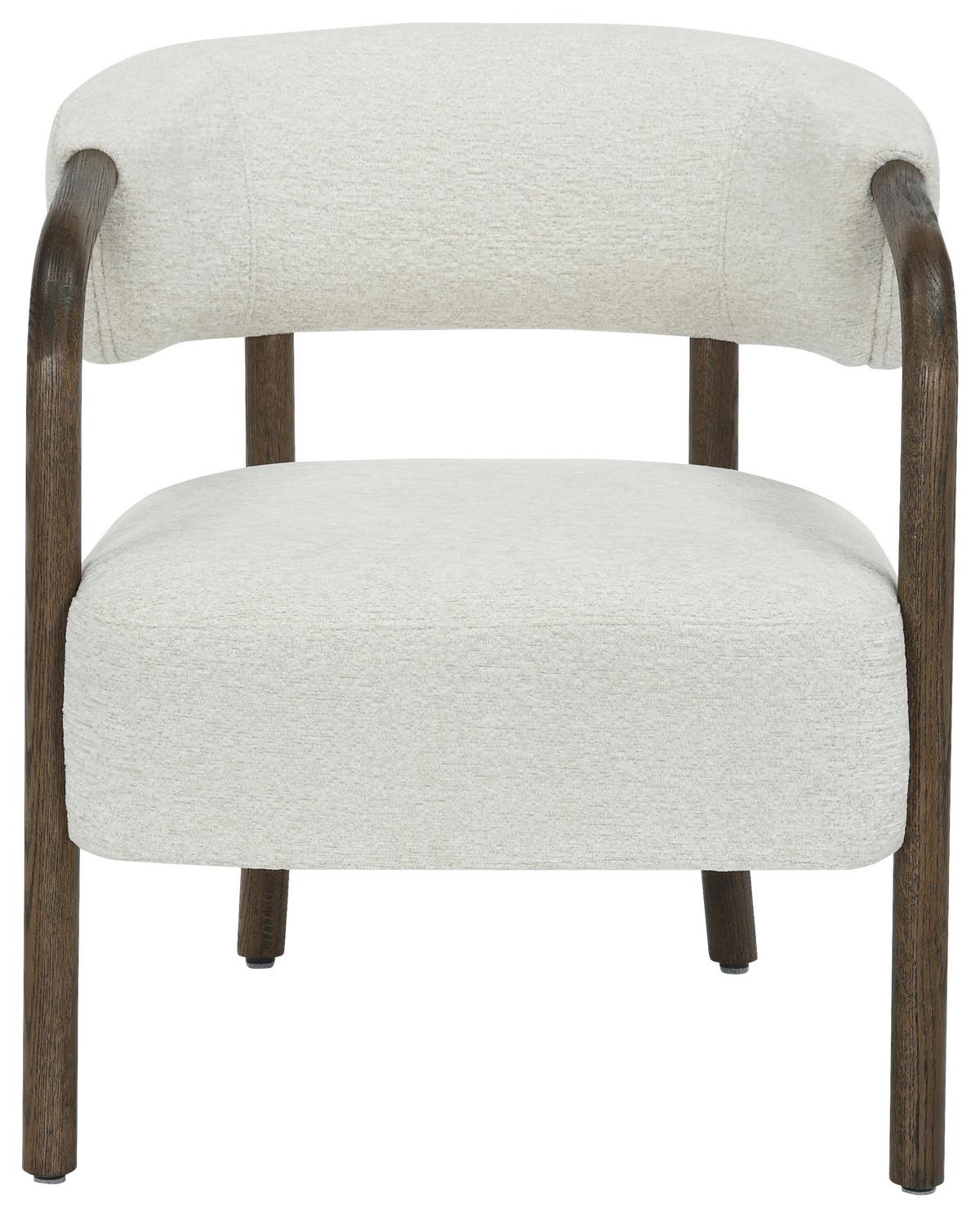 Tv Fotelja Colette - bijela/crno-smeđa, Moderno, drvo/tekstil (64/75/70cm) - Mömax