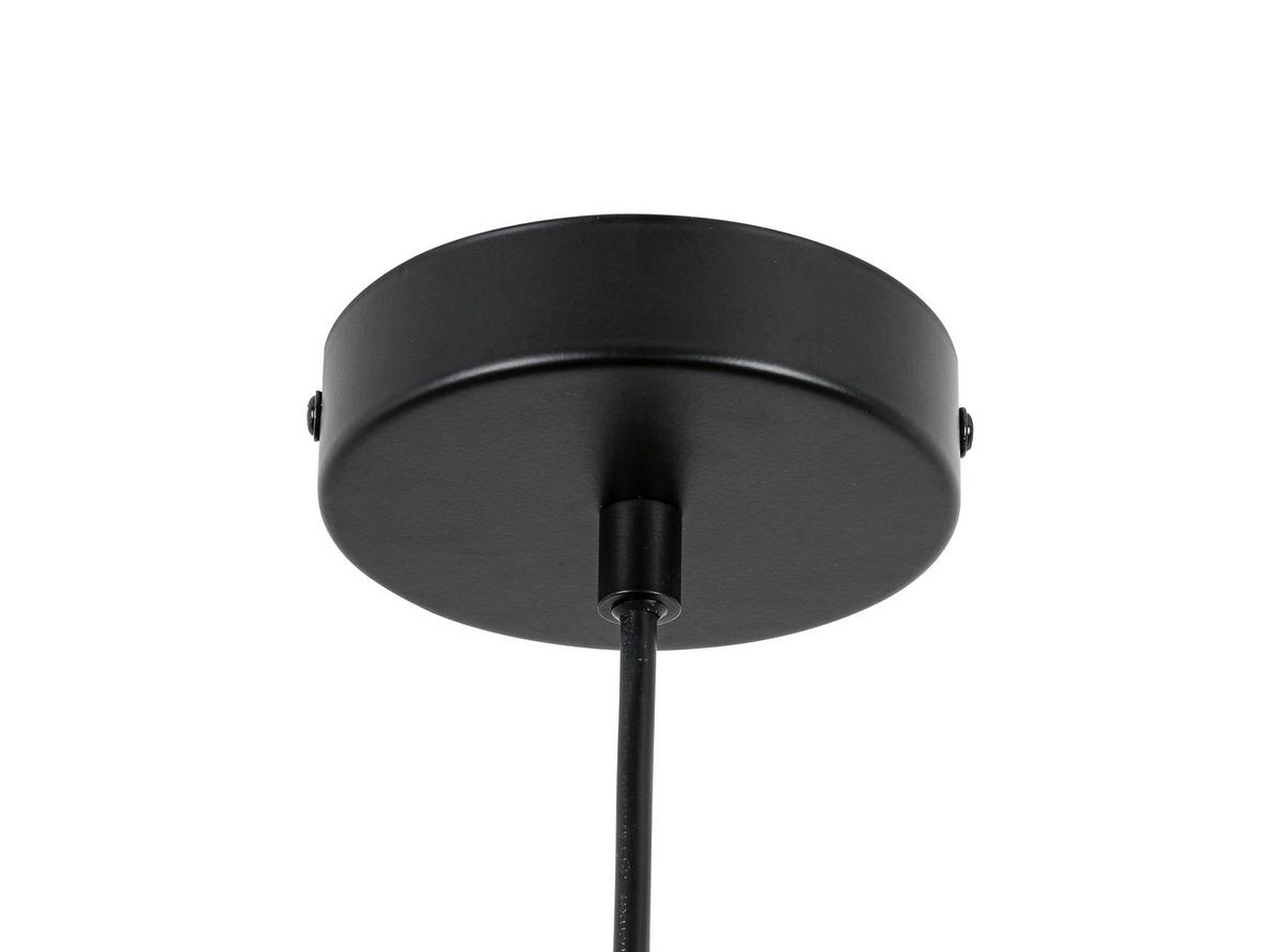 Hängeleuchte Esila Schwarz max. 40 Watt - Schwarz, MODERN, Kunststoff/Metall (17/120cm) - Mömax