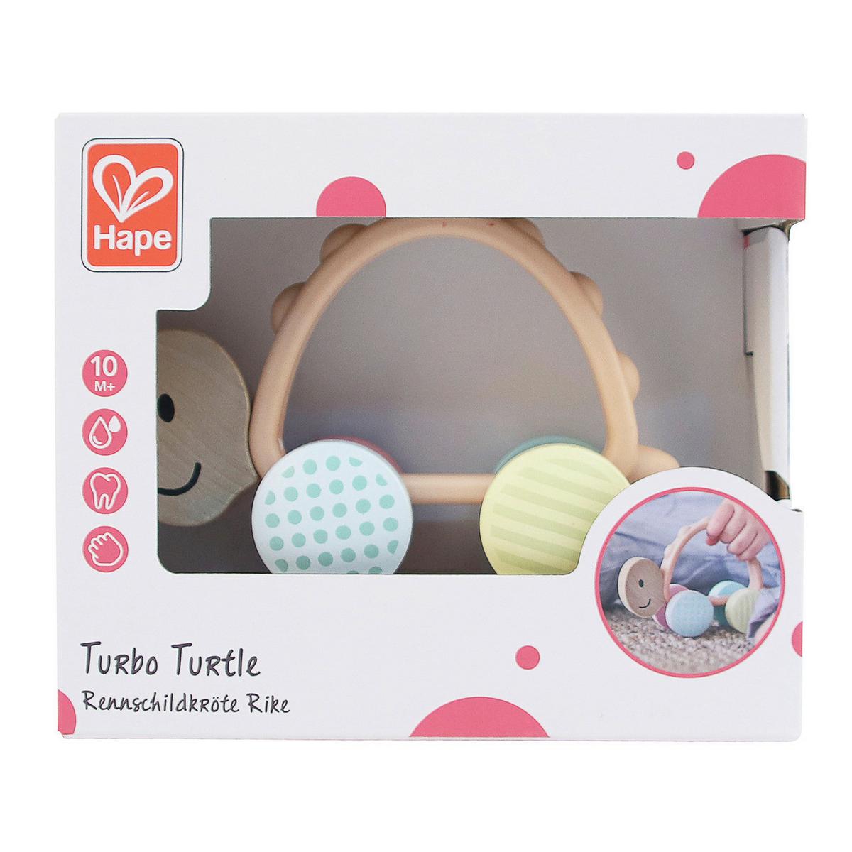Fogóka, Gurulós Hape - többszínű, Basics, műanyag/faalapú anyag (14,0/10,0/5,5cm) - Hape