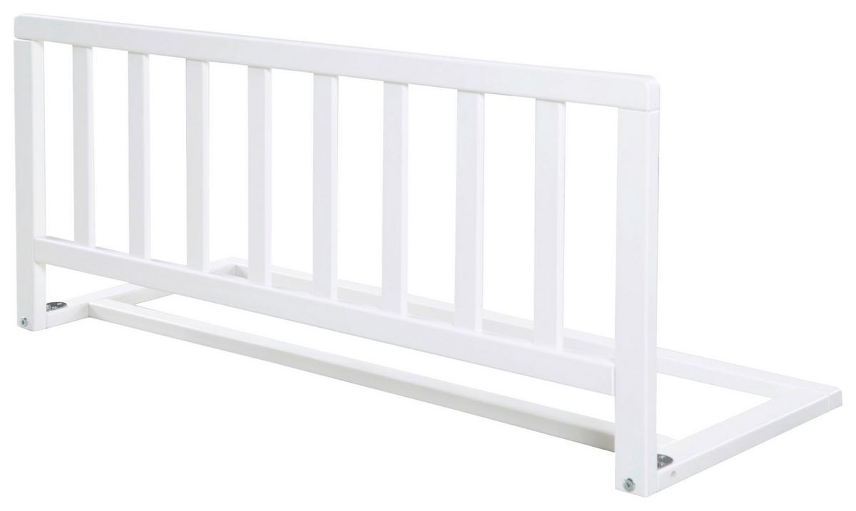 Bettschutzgitter Luna Weiß - KONVENTIONELL, Holz/Holzwerkstoff (87.5/38/38cm) - Roba