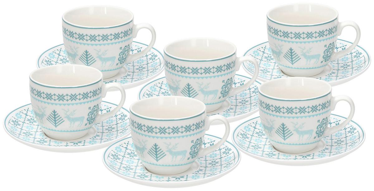 Set Skodelic Za Kavo Iris Polar - Trendi (17,5/36,5/9cm) - Tognana