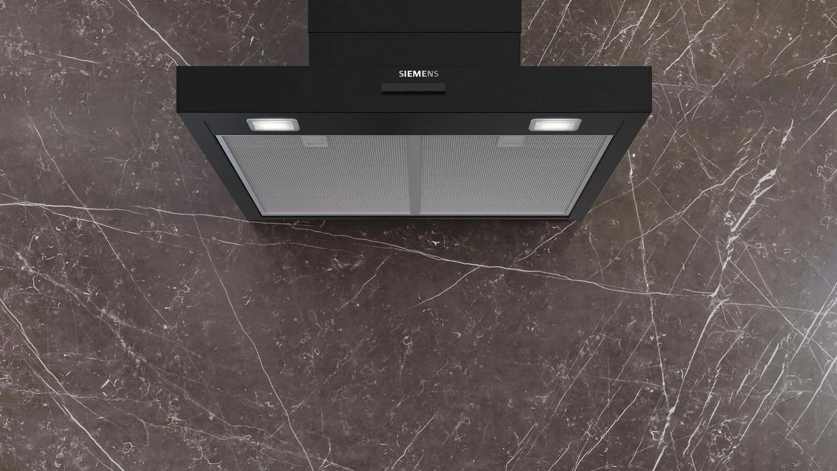 Dunstabzugshaube LC65BCC60 Schwarz - Schwarz, MODERN, Metall (59,8/80,3-94,3/50cm) - Siemens