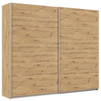 Ormar S Kliznim Vratima Feldkirch - hrast Artisan/boje aluminija, Moderno, drvni materijal/metal (271/229/62cm)