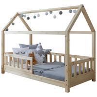 Hausbett Kay ca. 80x160 cm Kiefer Natur - Naturfarben, MODERN, Holz (80/160cm) - MID.YOU