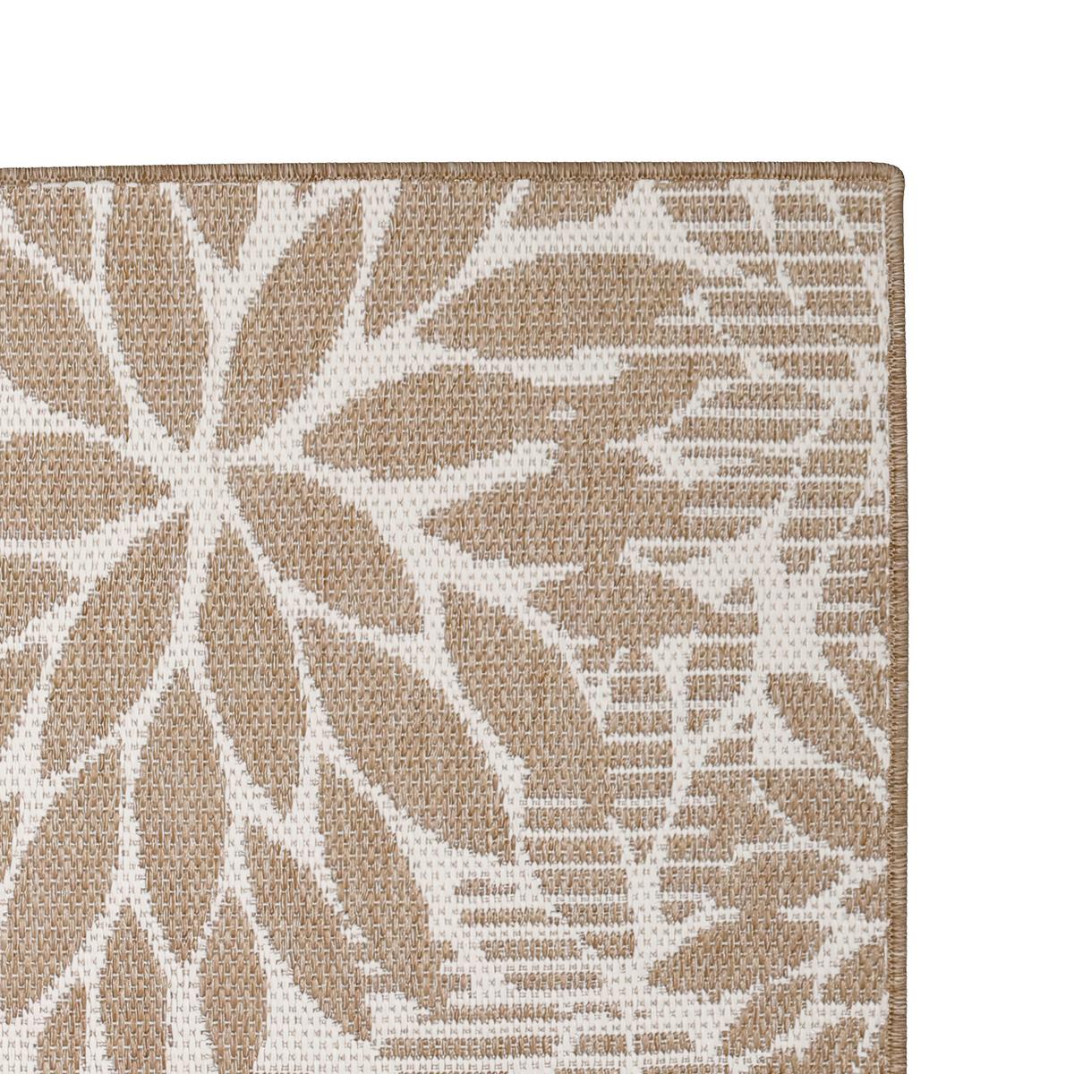 Outdoorteppich Noura Beige/Weiß ca. 120x170 cm - Beige, MODERN, Textil (120/170cm) - Bessagi Garden