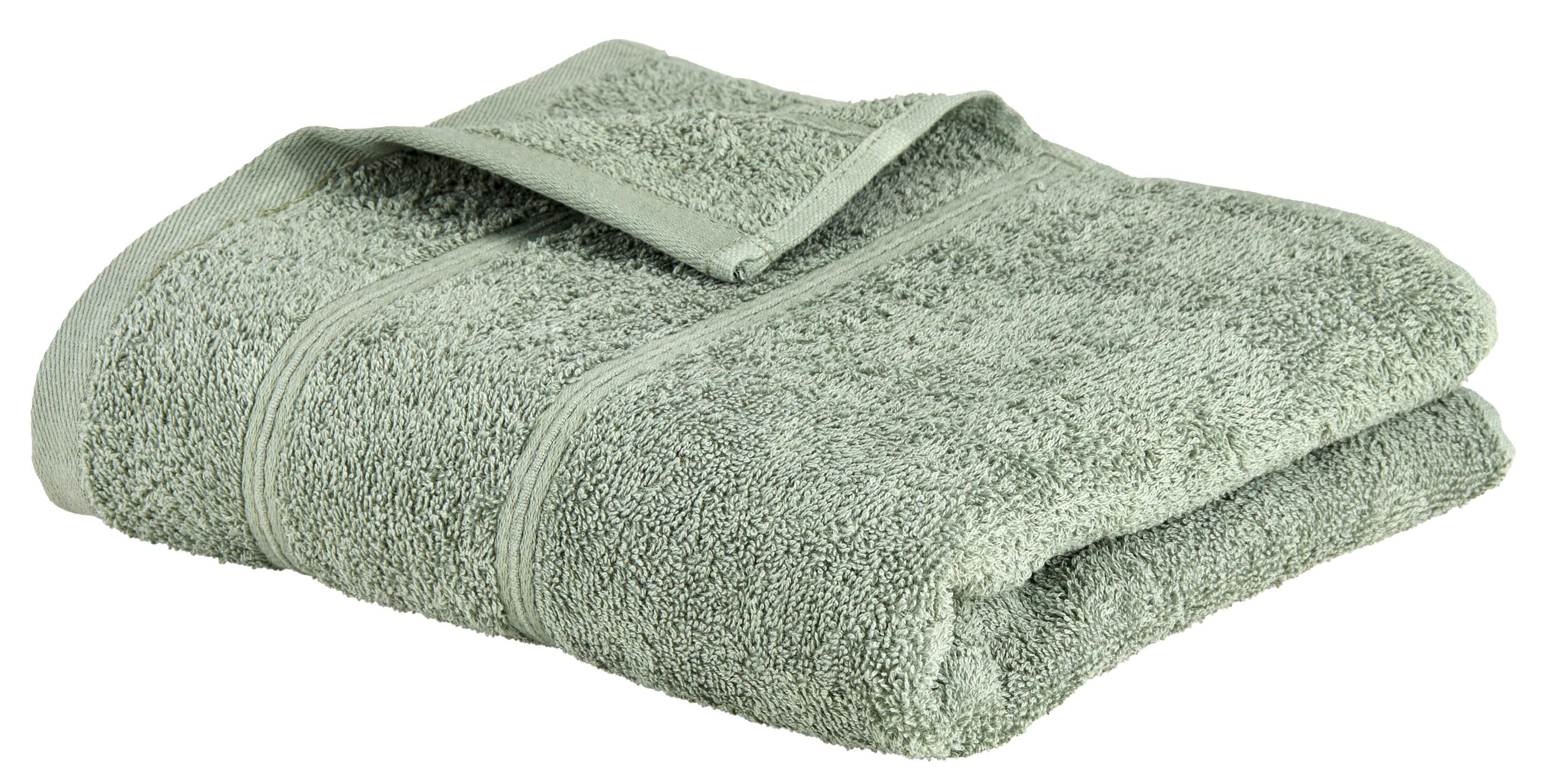 Handtuch Melanie in Grün ca.50x100cm - Grün, Textil (50/100cm) - Modern Living