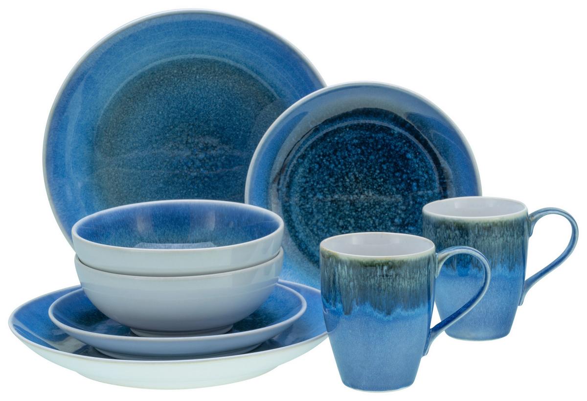 Kombinirani Servis Caldera Blau, 8-Delni - modra, Basics, keramika - Creatable