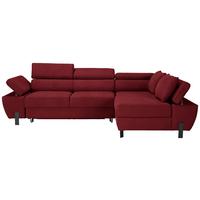 Kutna Garnitura Molina Mini - crna/boje crnog vina, Moderno, drvni materijal/drvo (277/189cm) - Mömax