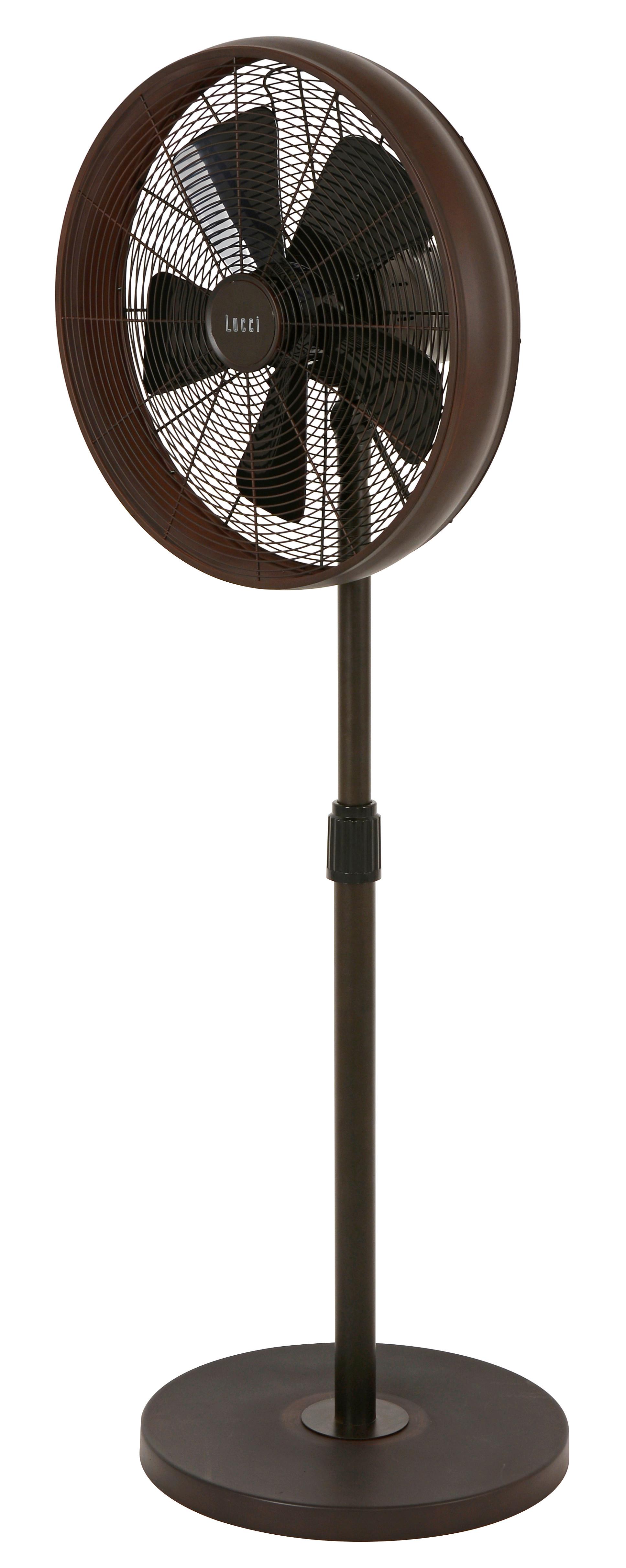 Standventilator Pedestal ORB Bronzefarben max. 50 Watt - Bronzefarben, Basics, Metall (41/150/41cm)