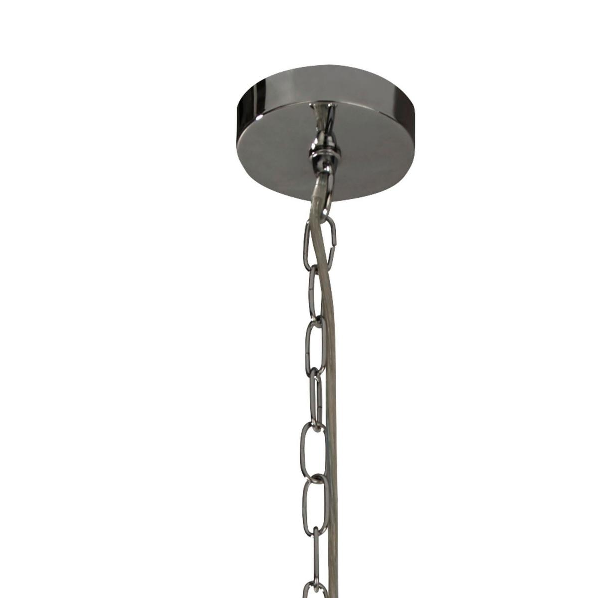 Függőlámpa Bijou 6583-3cc - krómszínű, Design, üveg/fém (38/38-144cm)