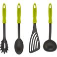 Set Ustensile De Bucătărie Andrea -Based- - verde/roșu, plastic - Based Set Ustensile De Bucătărie Andrea -Based- - verde/roșu, plastic - Based