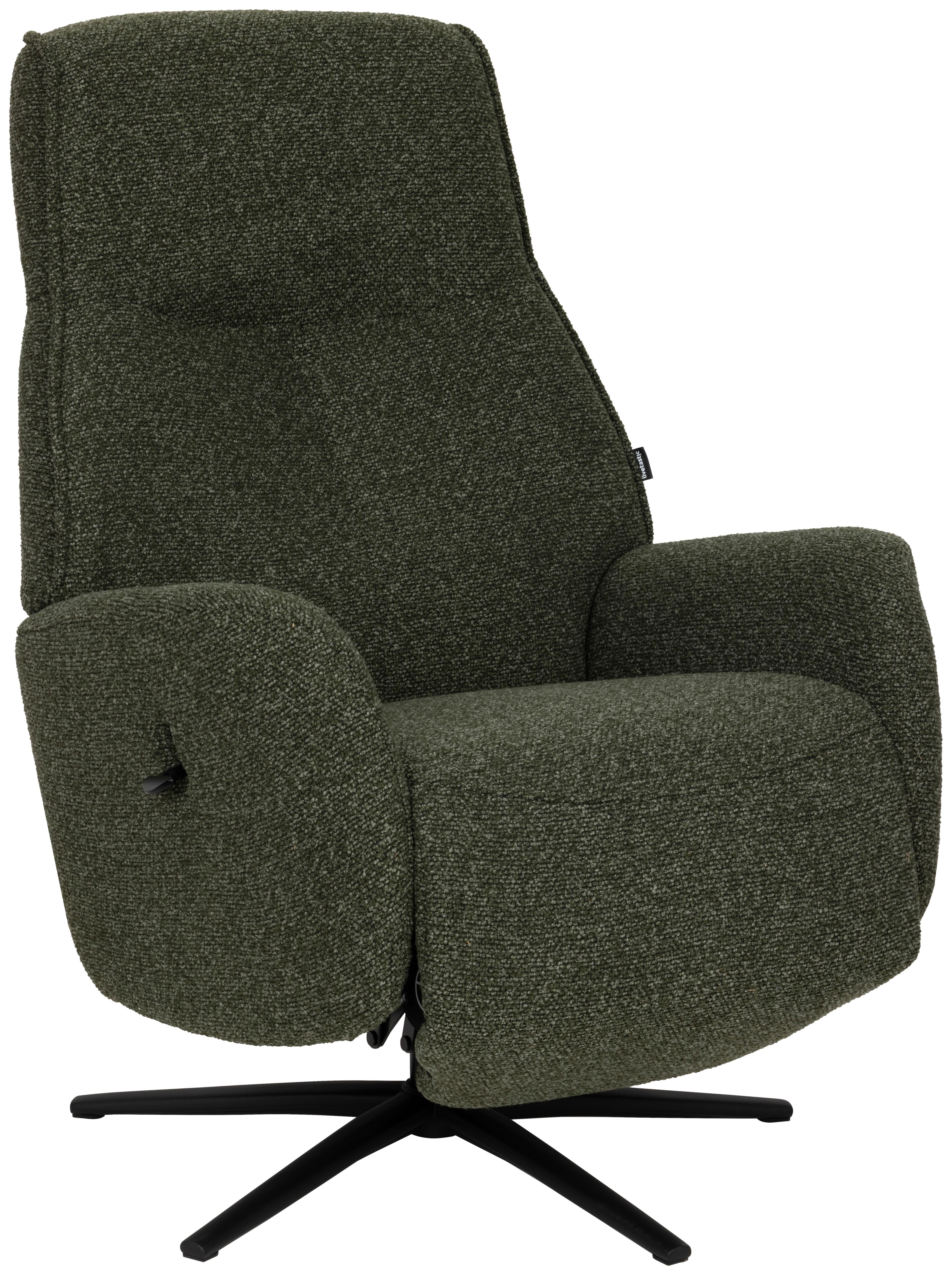 Počivalnik Snooze, Temno Zelena - črna/temno zelena, Design, kovina/tekstil (77/112/86cm) - Livetastic