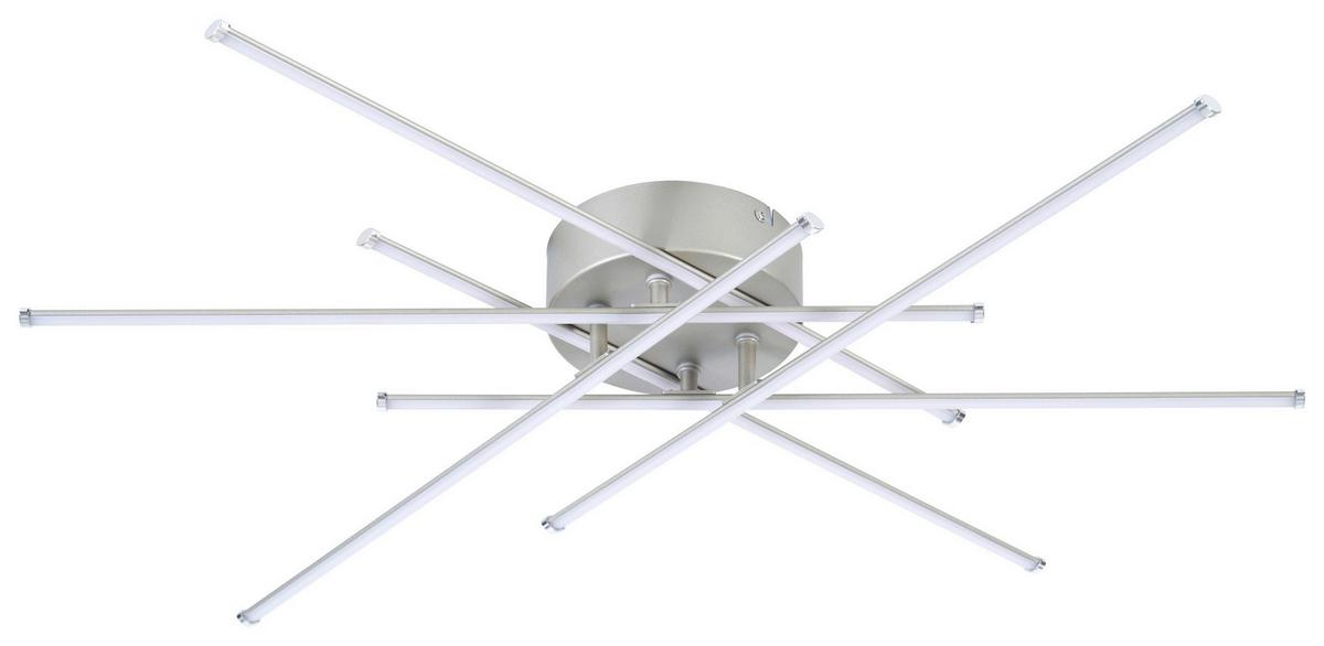 Led Mennyezeti Lámpa Spice - nikkelszínű, Modern, műanyag/fém (67/9cm) - Mömax