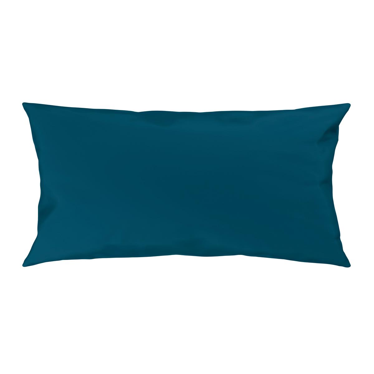 Kissenhülle Xenia Uni Blau ca. 40x80cm - Blau, MODERN, Textil (40/80cm) - Premium Living