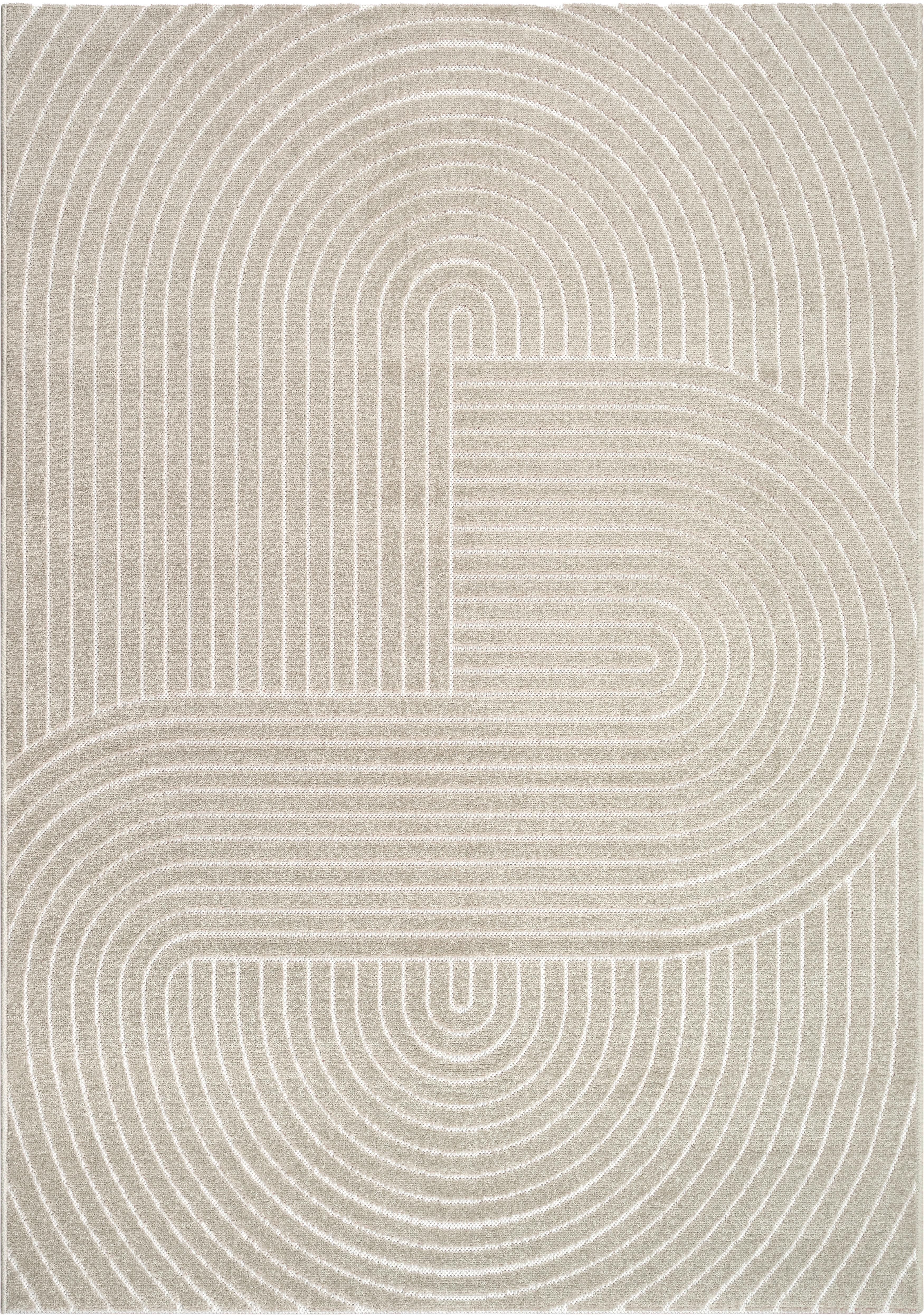 OUTDOORTEPPICH Beige ca. 140x200cm - Beige, KONVENTIONELL, Textil (140/200cm)