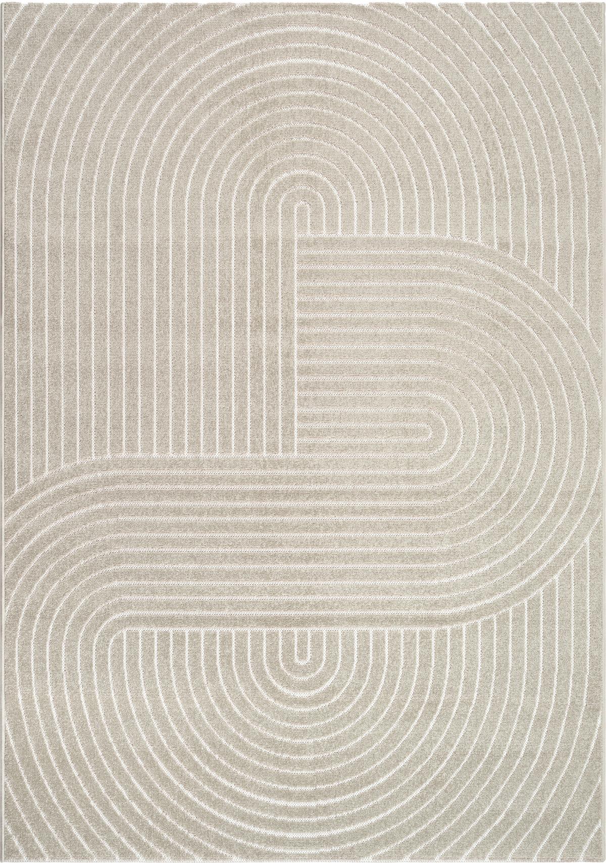 Outdoorteppich Tenerife Plus Beige ca. 140x200cm - Beige, KONVENTIONELL, Textil (140/200cm)