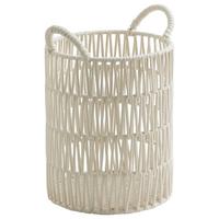 Coș Lou - alb, Modern, metal/textil (32/40cm) - Mömax