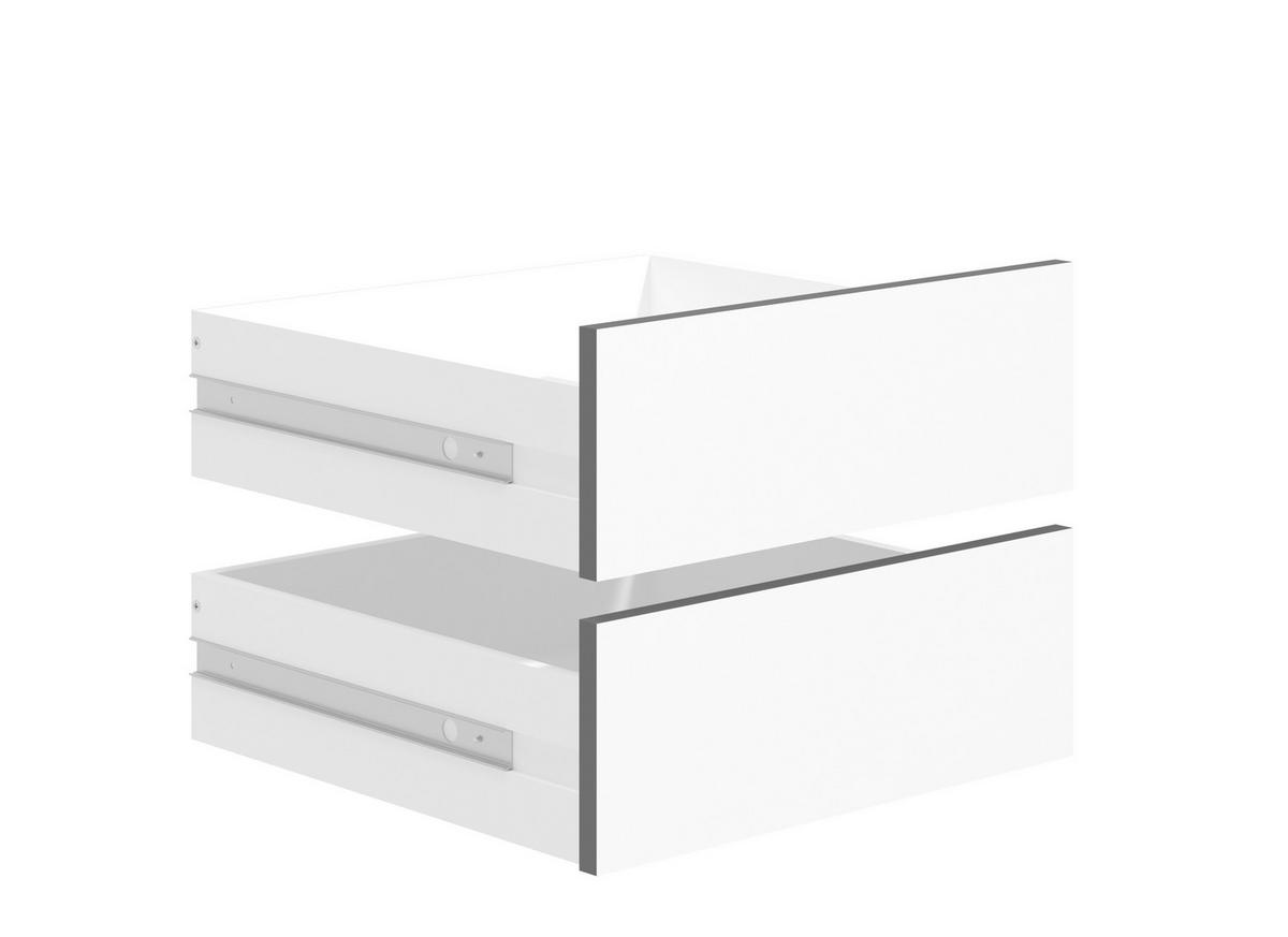 Fiókos Betét Belfort - fehér, faalapú anyag (44/38/41,5cm)