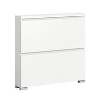 Ormarić Za Cipele Shoelove - bijela/srebrne boje, Moderno, drvni materijal (95/91/18cm) - Modern Living