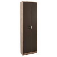 Ormar Za Odeću Iza - boja hrasta/braon, Konvencionalno, pločasti materijal/plastika (55/190/26cm) - Based