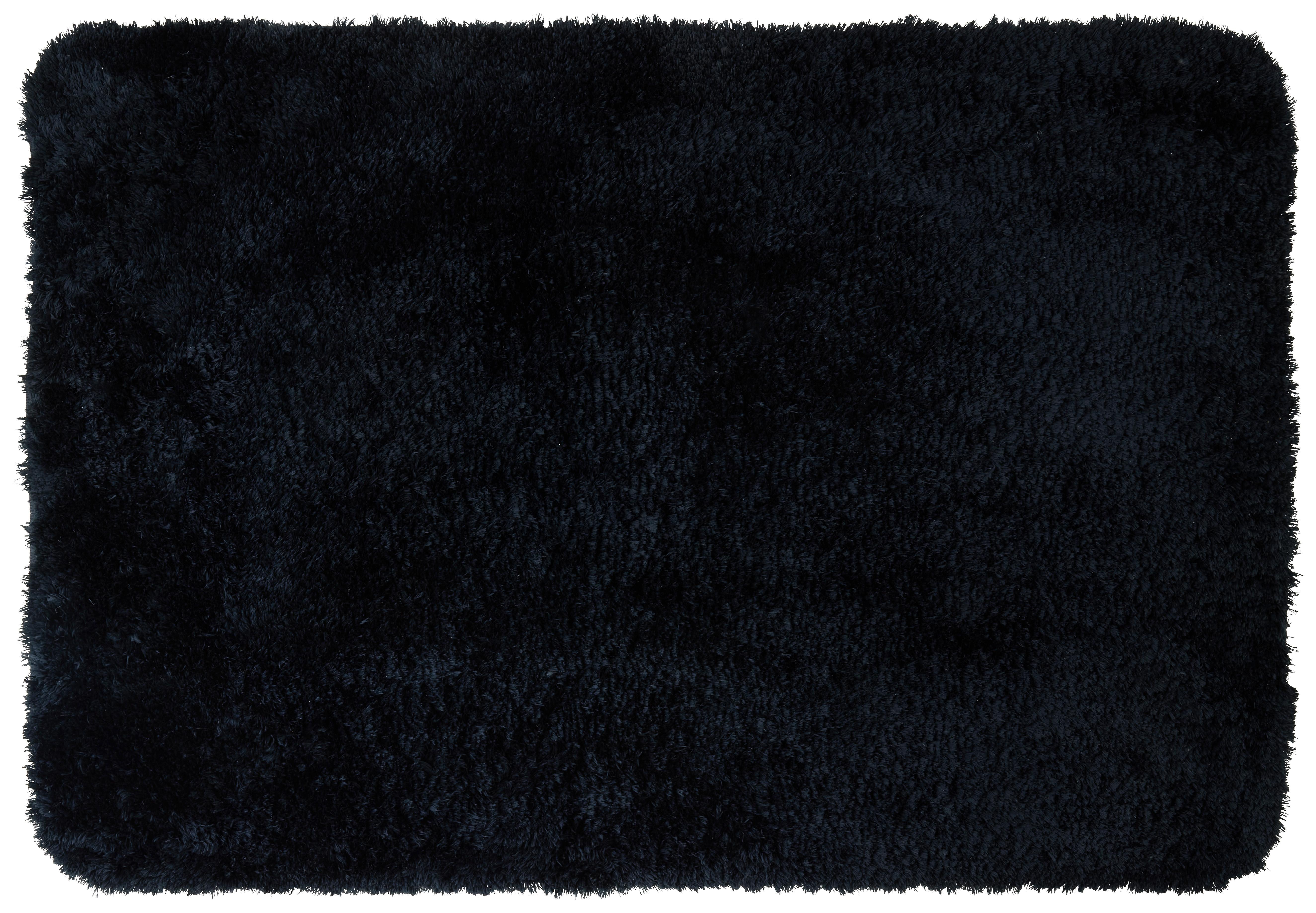 Badematte Chris Schwarz ca. 60x90cm - Schwarz, Textil (60/90cm) - Premium Living