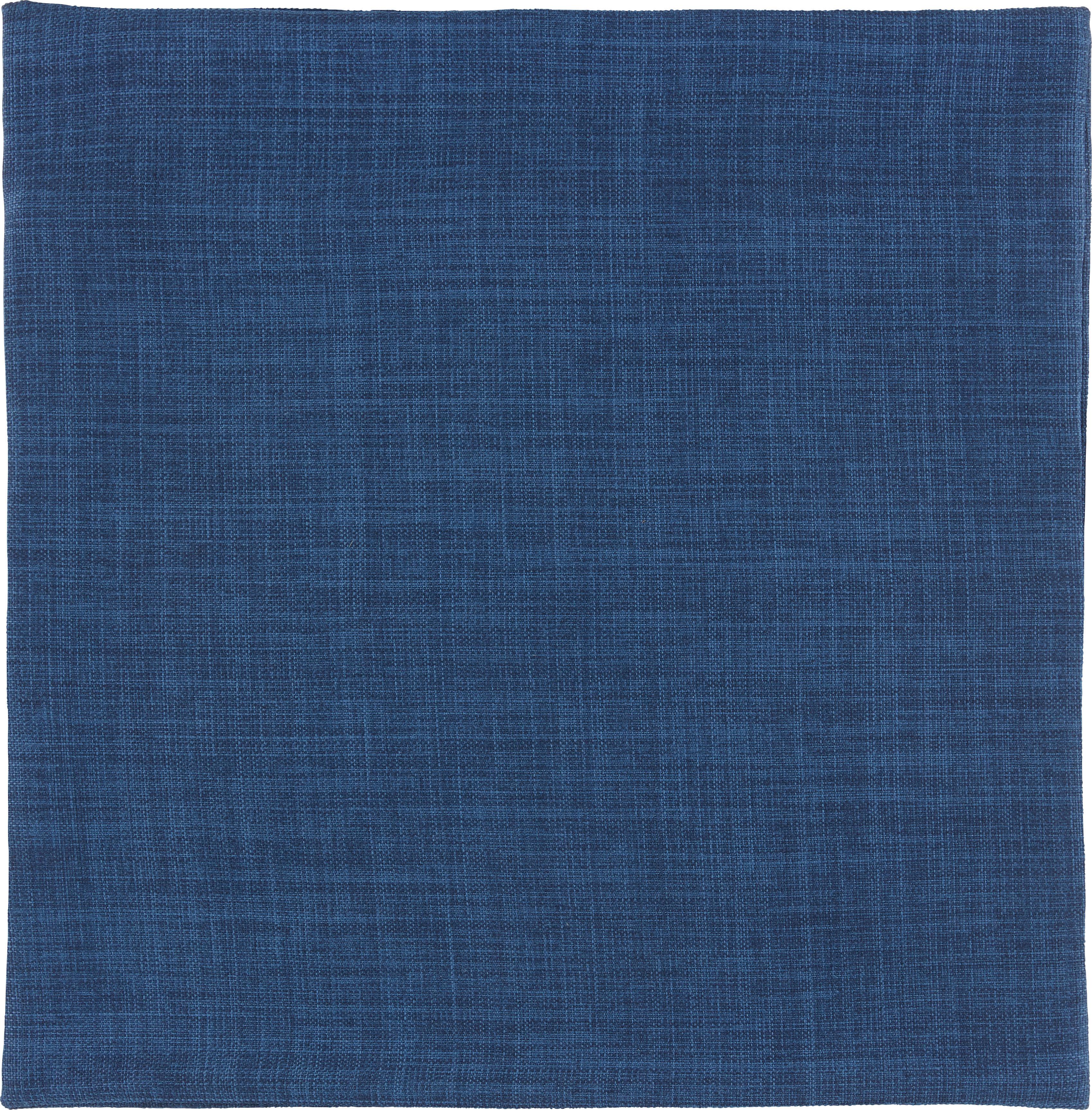 PÁRNAHUZAT LEINENOPTIK - sötétkék, textil (50/50cm) - Modern Living