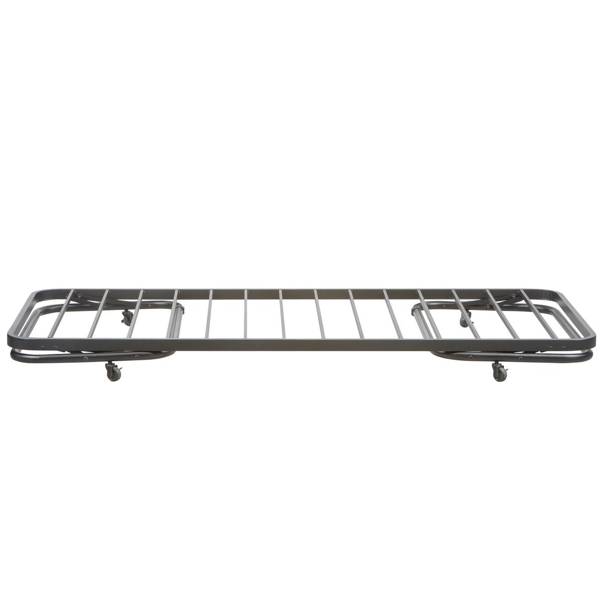 Klappbett Lucy Schwarz - Schwarz, Basics, Metall (90/200cm) - MID.YOU