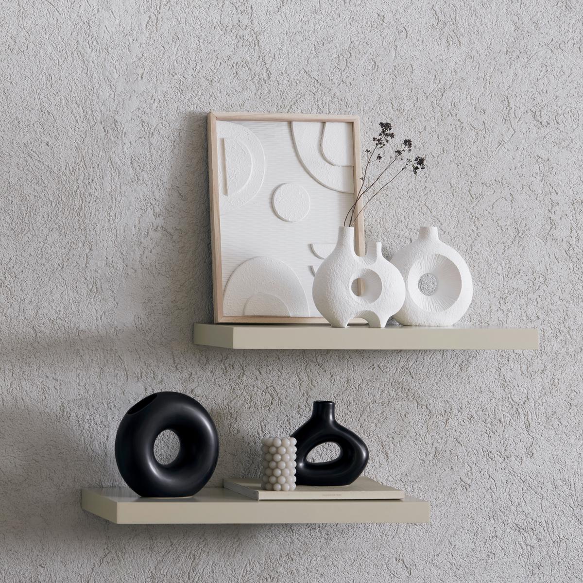 Dekorativna Vaza Mellery Ii - črna, Basics, keramika (21/19/8cm) - Modern Living