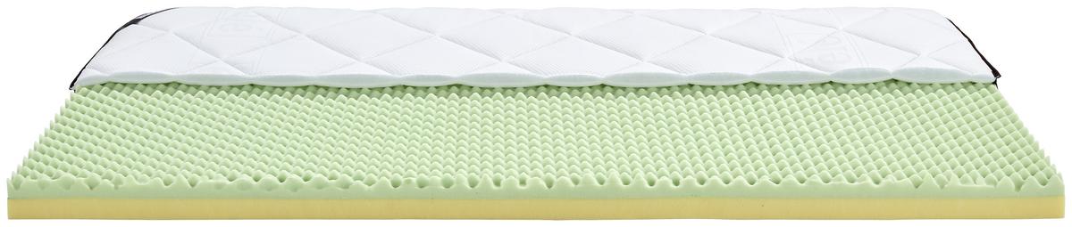 Nadmadrac Luxe H2/h3 - bijela, tekstil (90/200cm) - Ele