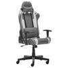 GAMINGSTOL PRINCE -EXKLUSIV- - vit/grå, Modern, textil/plast (70/126/70cm) - Dxracer