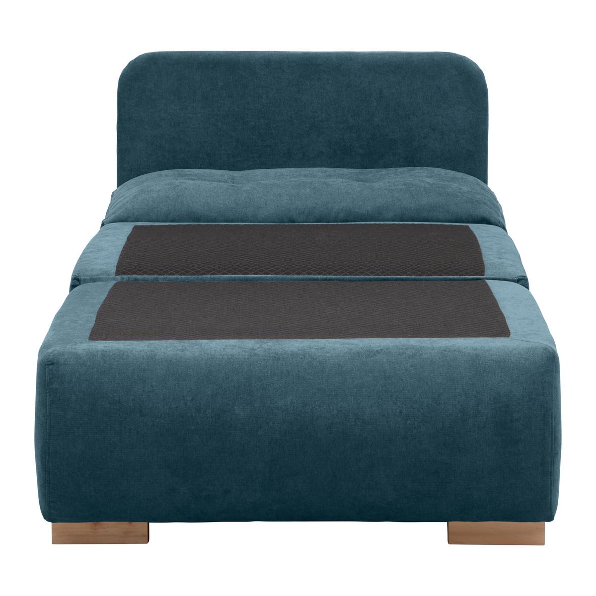 Schlafsessel Modena in Türkis - Türkis/Schwarz, Kunststoff/Textil (89/88/90cm) - Mömax