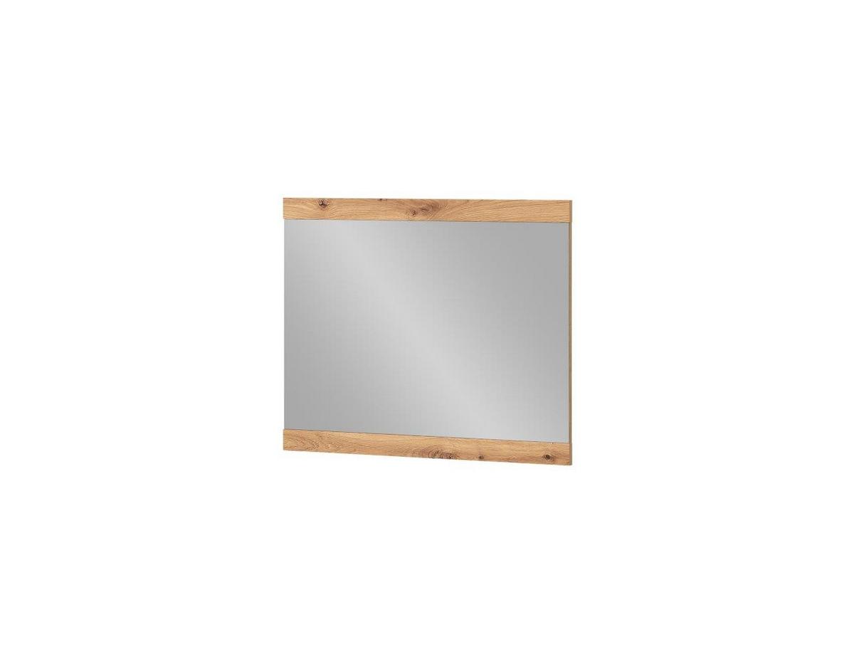 Ogledalo Turino - boje hrasta, Moderno, staklo/drvni materijal (86/72/2,2cm) - Modern Living