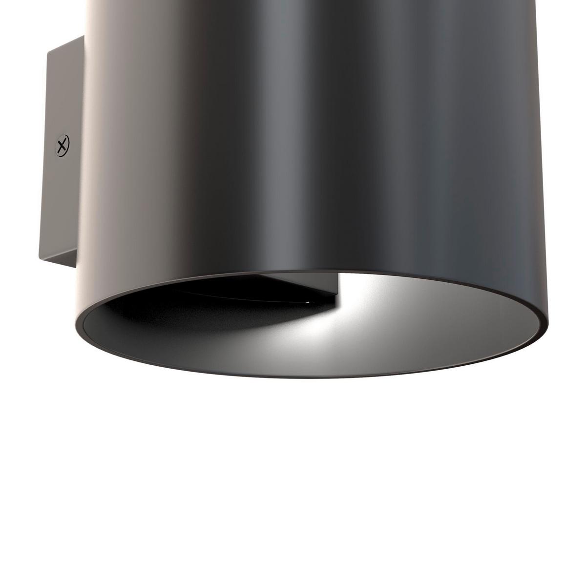 WANDLEUCHTE ROND - Schwarz, Trend, Metall (10/8.8/10cm) - MAYTONI