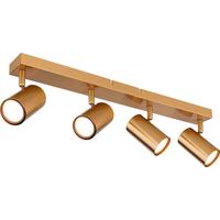 Strahler Robby in Goldfarben max. 25 Watt - Goldfarben, Metall (56/6/13cm) - Globo