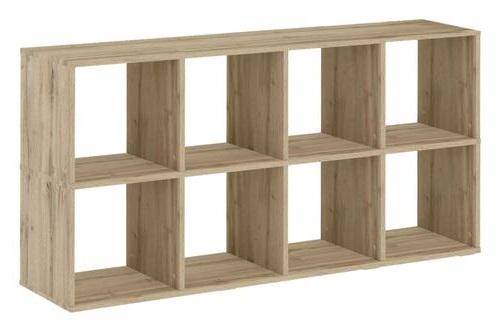 Regal "Pisa" , eiche - Braun, Basics, Holzwerkstoff (56/110/33cm) - MID.YOU