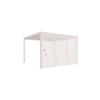 PERGOLA-SEITENTEIL WEIDE 2,38M WEISS - Weiss, Basics, Metall (123/235/10cm) - Gardenson