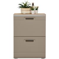 Ormarić Za Cipele Auris - siva/boje hrasta, Moderno (60/82,7/37,1cm) - Modern Living