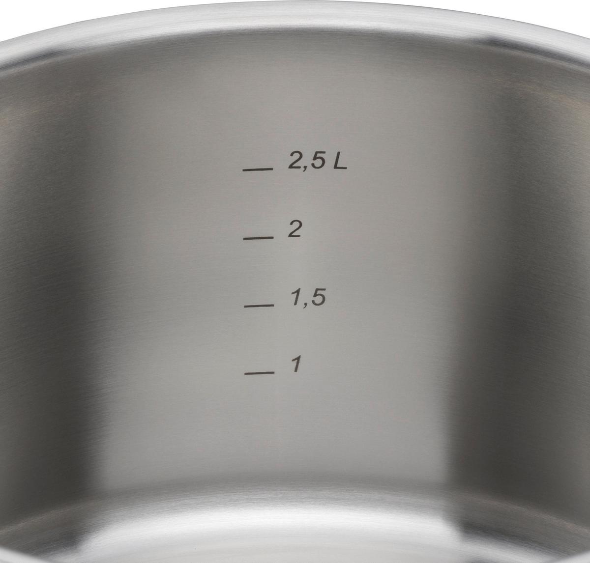 Kochtopfset Silit Extra Cook Edelstahlfarben, 7-teilig - Edelstahlfarben, KONVENTIONELL, Metall (29,8/54,5/23,8cm) - Silit