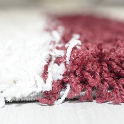 Hochflorteppich Gala Rot Ø ca. 200cm - Rot, Design, Textil (200/200cm) - Novel