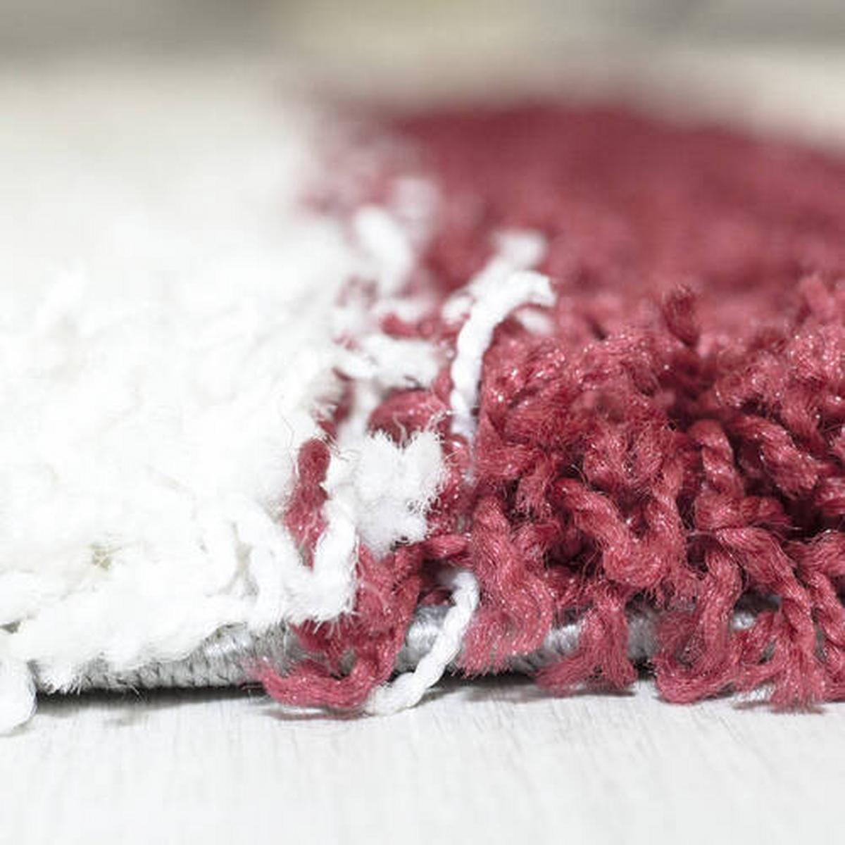 Hochflorteppich Gala Rot Ø ca. 200cm - Rot, Design, Textil (200/200cm) - Novel