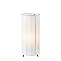 Tischleuchte Markslöjd Hikari Weiß max. 60 Watt - Schwarz/Weiß, Design, Textil/Metall (14/14/31cm) - Markslöjd