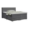 Boxspringbett Papilon Anthrazit ca. 180x200cm - Anthrazit/Zinkfarben, Konventionell, Holz/Holzwerkstoff (180/200cm) - Premium Living