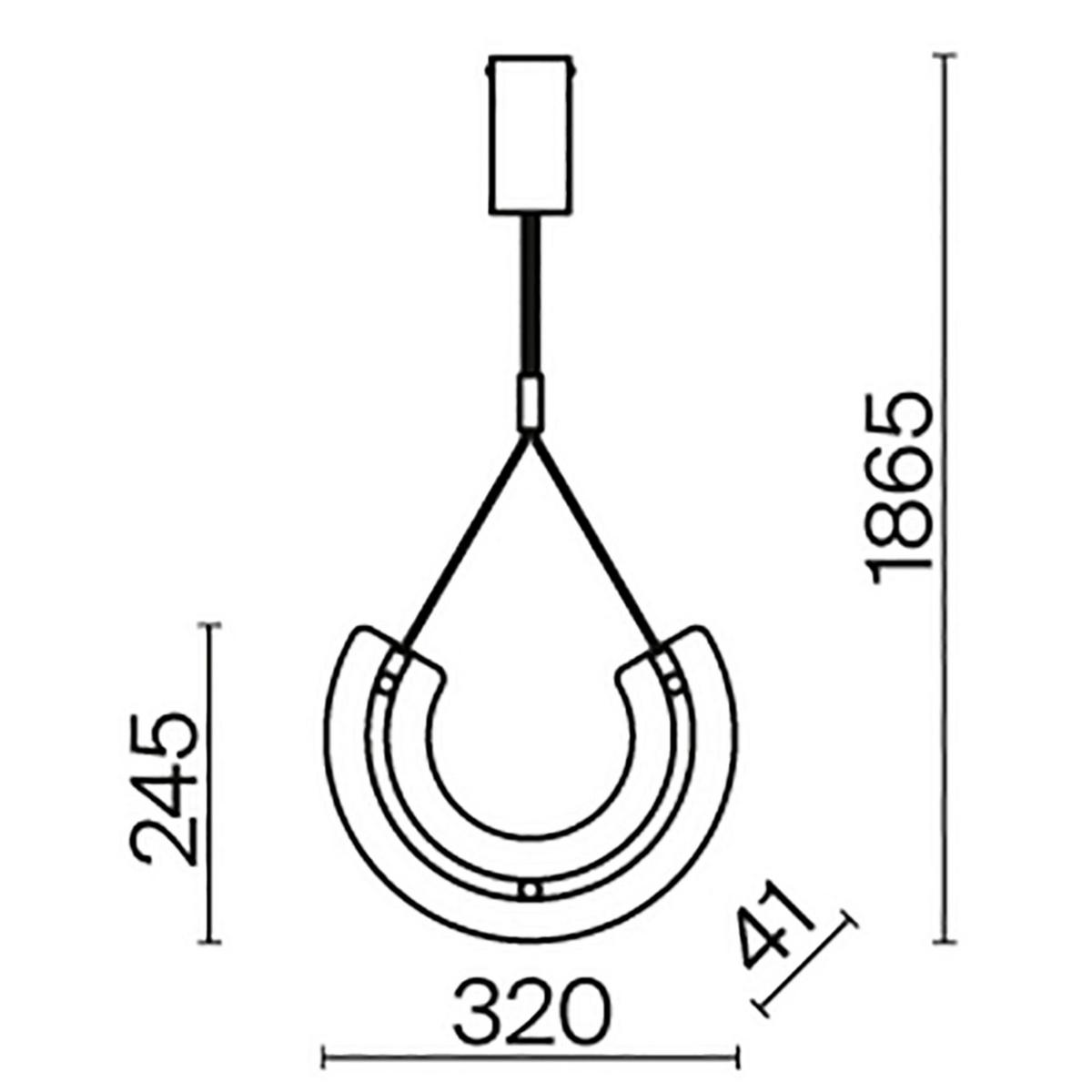 Pendelleuchte Maya Goldfarben max. 10 Watt - Goldfarben, Basics, Glas/Metall (6/36/32cm) - MAYTONI