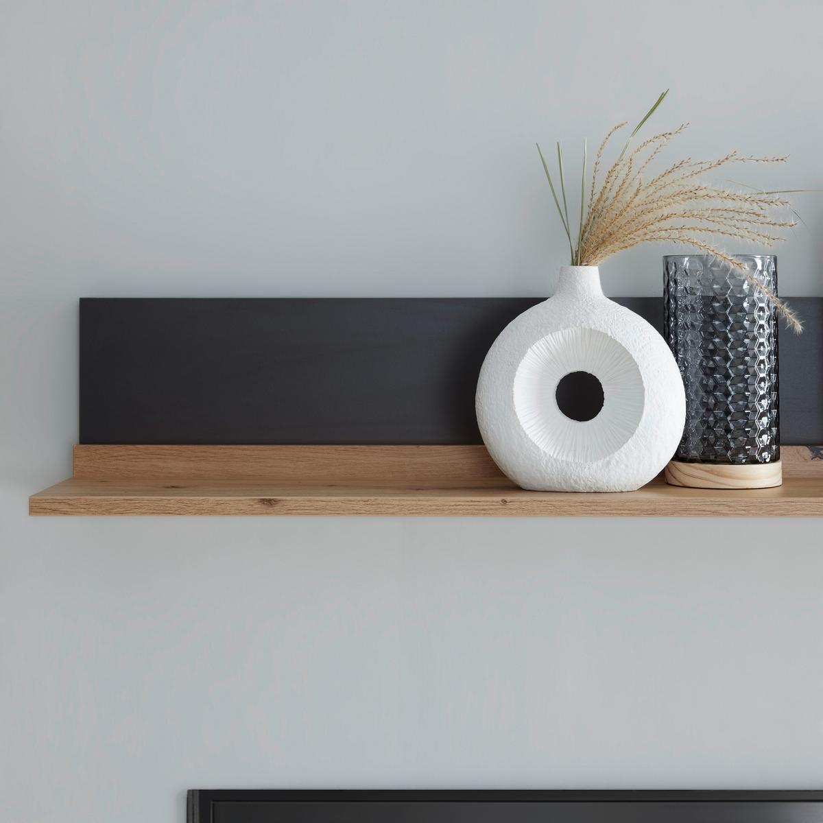 Wandboard Florenz Grau/Eiche Artisan - Eiche Artisan/Grau, Modern, Holzwerkstoff (160/18/21,6cm) - Premium Living