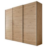 Ormar S Kliznim Vratima Includo - hrast Artisan/boje aluminija, Moderno, drvni materijal (280/222/68cm) - Premium Living