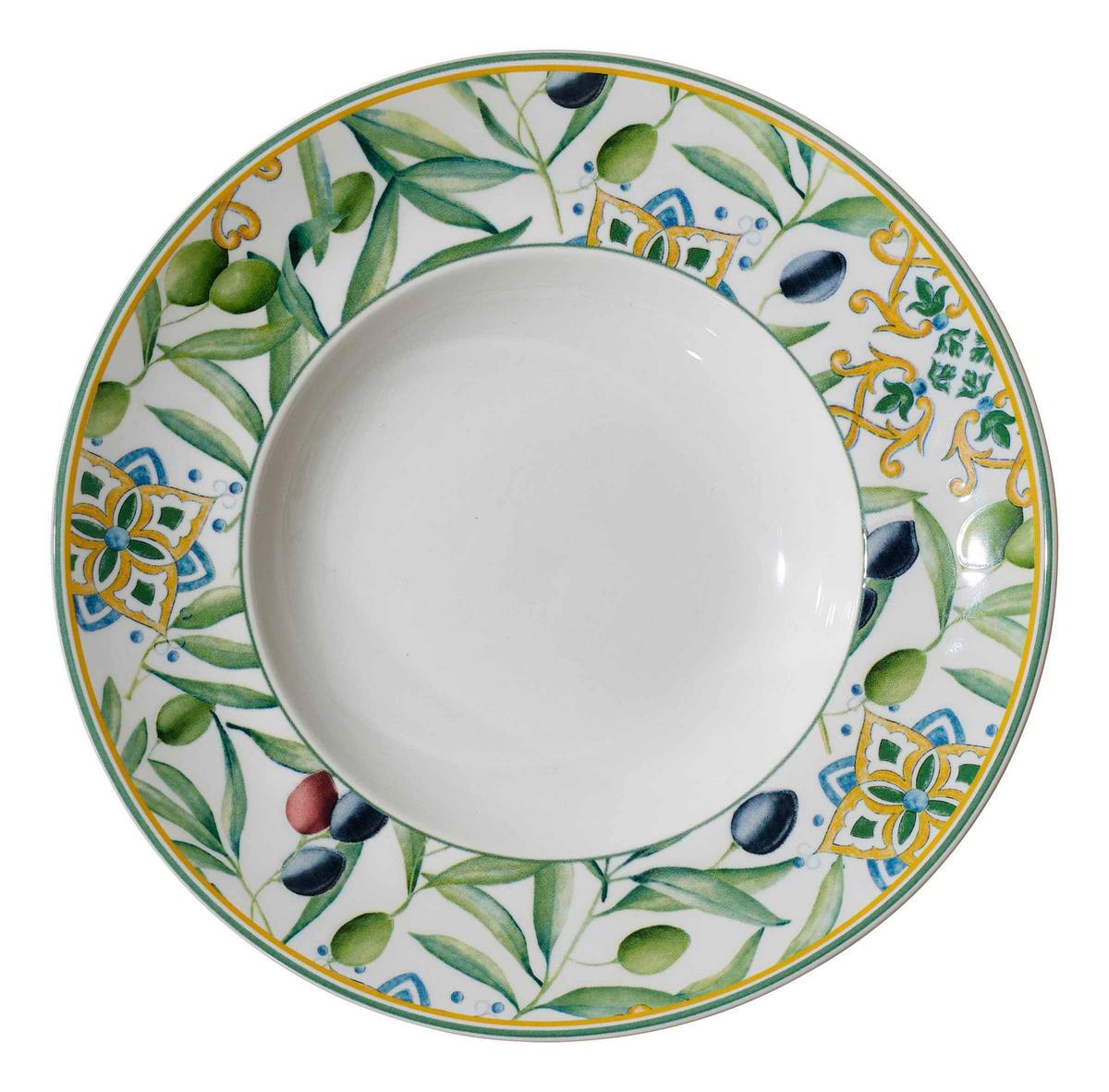 TALERZ DO MAKARONU XXX20240109 - niebieski/żółty, Lifestyle, ceramika (30cm) - Ritzenhoff Breker